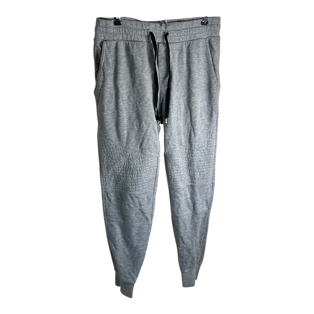 H&M Dividedβ Moto Quilted Jogger Pants | Gray | Drawstring | S